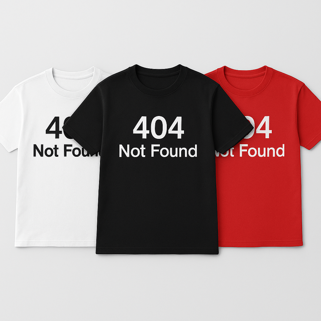 T-shirt "404 Not Found"