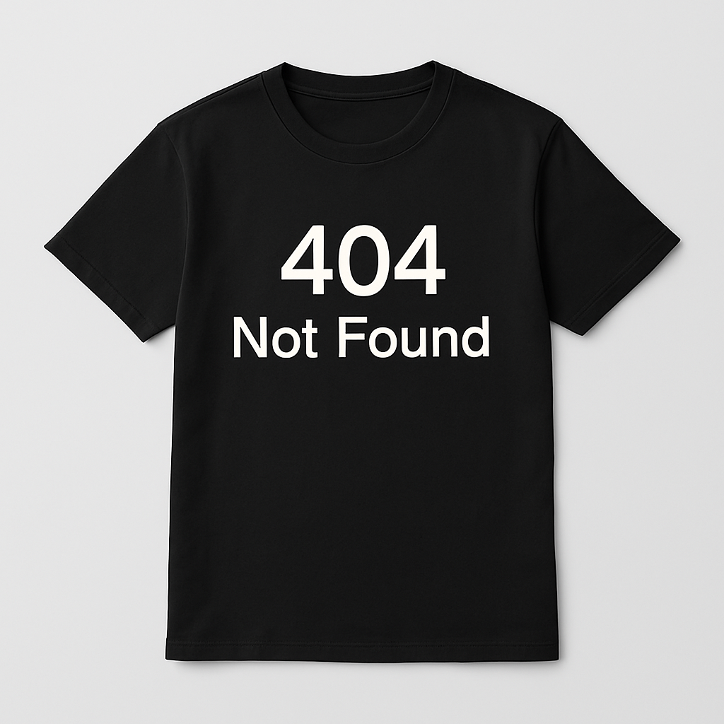 T-shirt "404 Not Found"