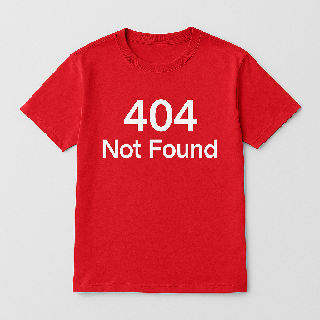 T-shirt "404 Not Found"
